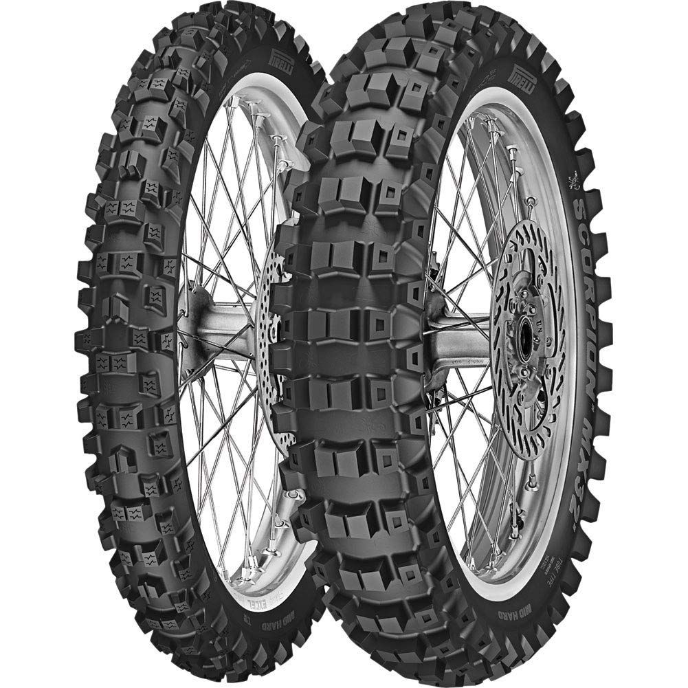 Amazon.com: 80/100x21 Pirelli Scorpion MX 32 Mid to Hard Terrain