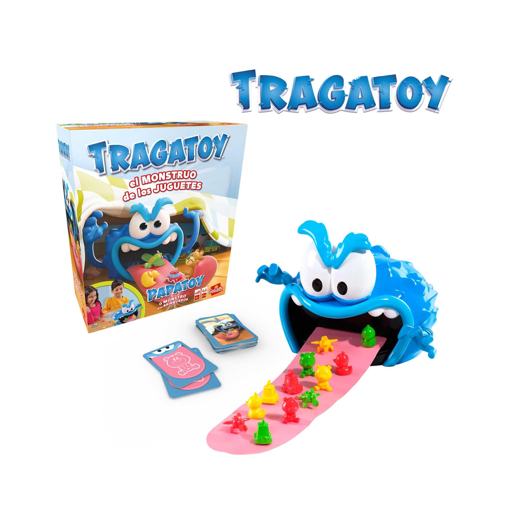 Goliath Tragatoy - El Monstruo de los Juguetes -Juego de Mesa Infantil - Juego de Acción A Partir De 4 años -Estimula Los Reflejos
