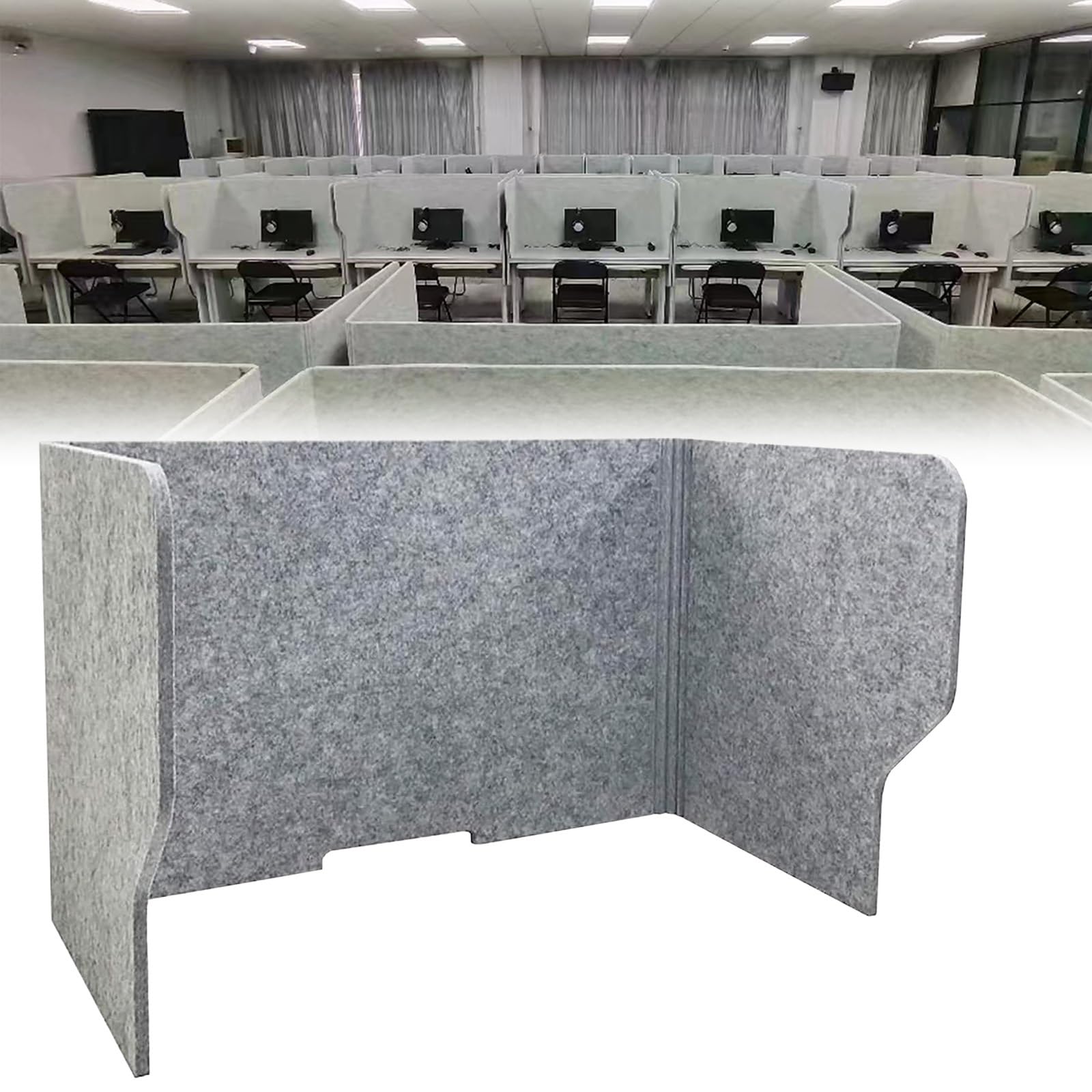 Plegable Partición para Escritorios, 60/80/100cm Divisor De Privacidad