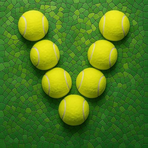 Miniatura 5 de VIV Pelotas de tenis avanzadas a granel, paquete de 3050100+ pelotas de práctica que rebotan a presión de 53 pulgadas de alta durabilidad, tamaño