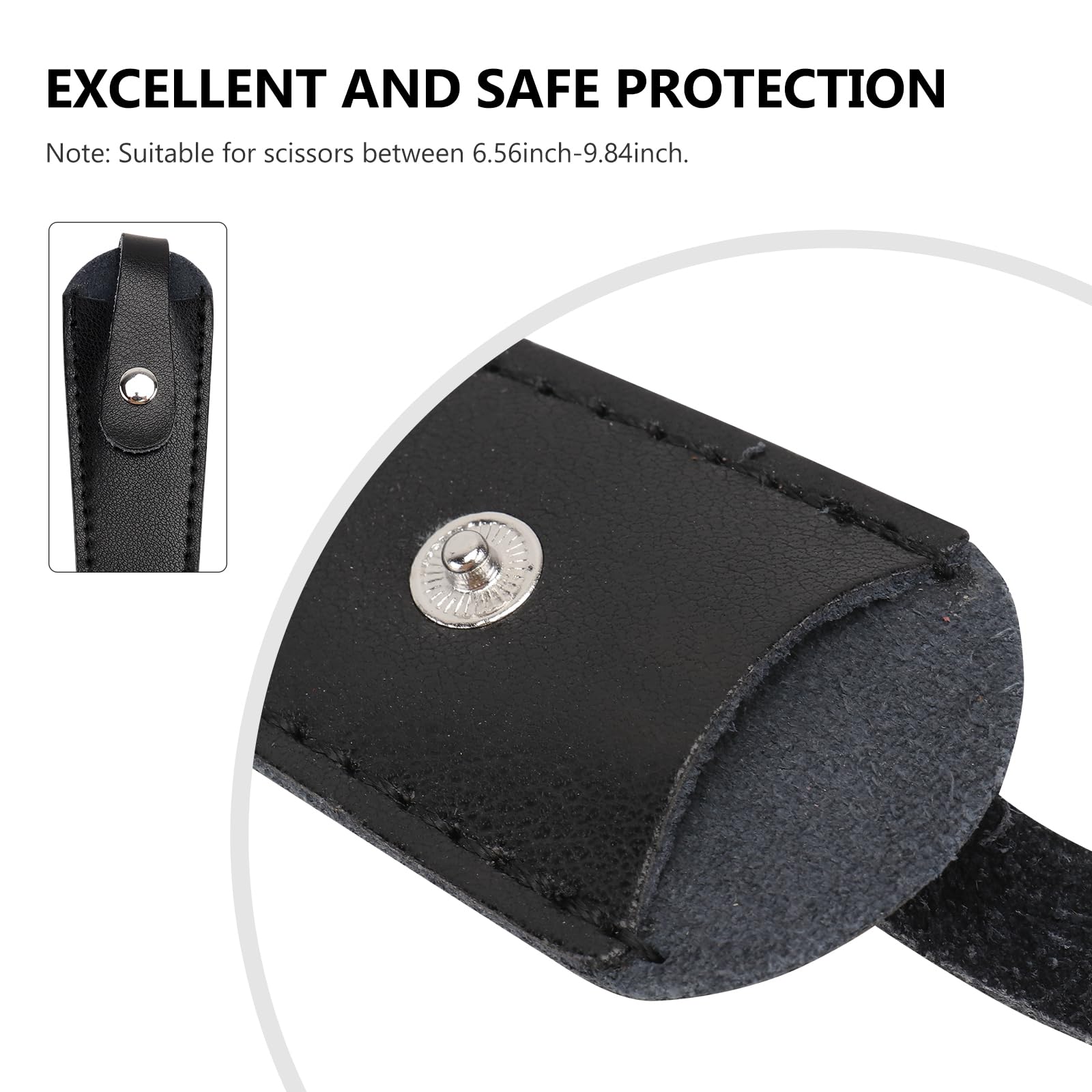FRCOLOR 6 Stück Scherentasche Aus Leder Schützen Schere Für Haushalt Und Friseure Scherenetui Werkzeugschutztasche Für Sichere Aufbewahrung