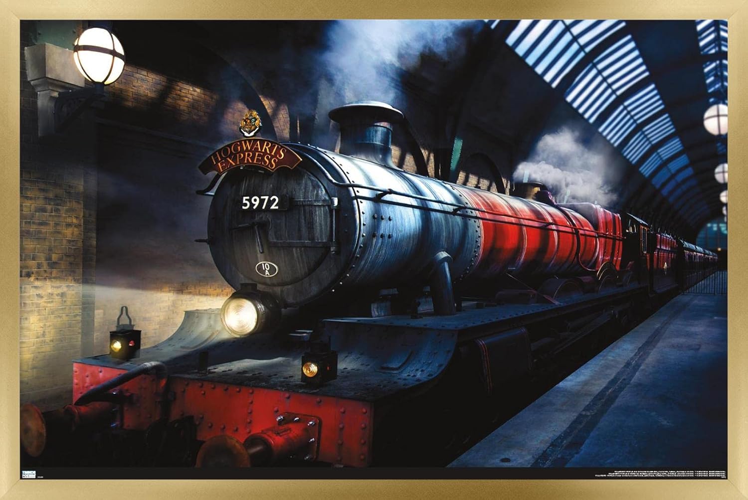 Trends International The Wizarding World: Harry Potter - Hogwarts Express Wall Poster, 22.375" x 34", Premium Unframed Version