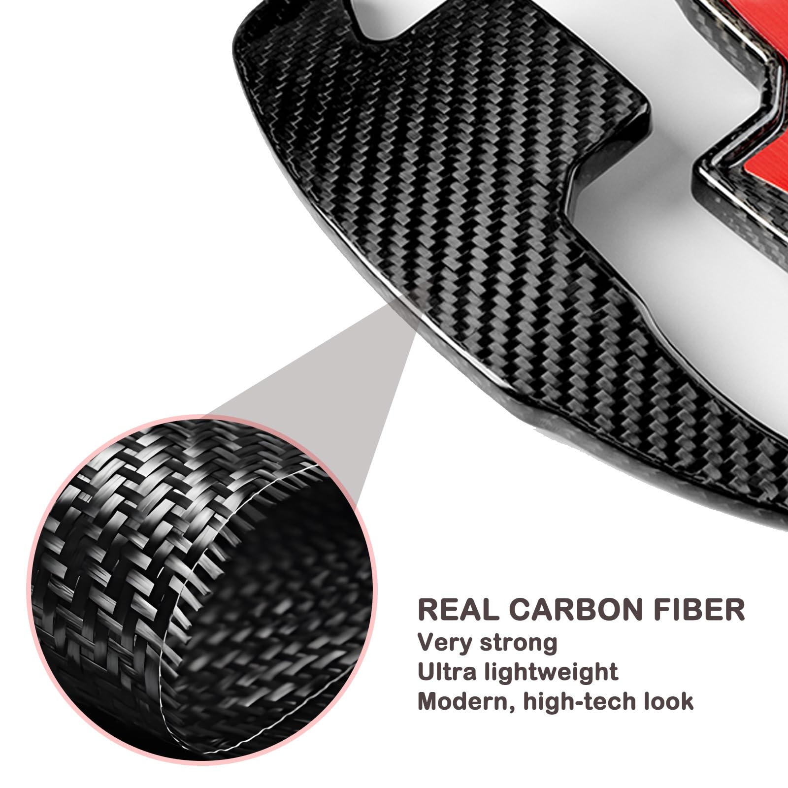 Real Carbon Fiber Paddle Shifter Extensions For Ford Mustang 2015-2024 – Easy Install, Lightweight & Luxury Upgrade - View #5