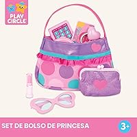 Vista 7 de Battat – Play Circle – Set de maquillaje y belleza – Accesorios de moda para disfrazarse – Juego de simulación – Set de cartera de princesa – Para