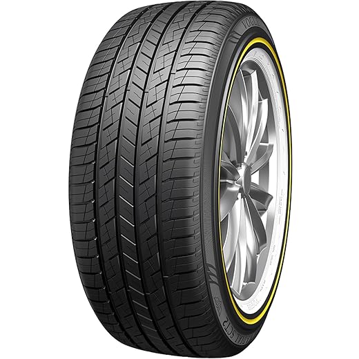 Vogue Tyre Custom Built Radial SCT2 All-Season Truck/SUV Performance Radial Tire-265/70R17 265/70/17 265/70-17 116H Load Range XL 4-Ply W/G White/Gold UTQG 460AA