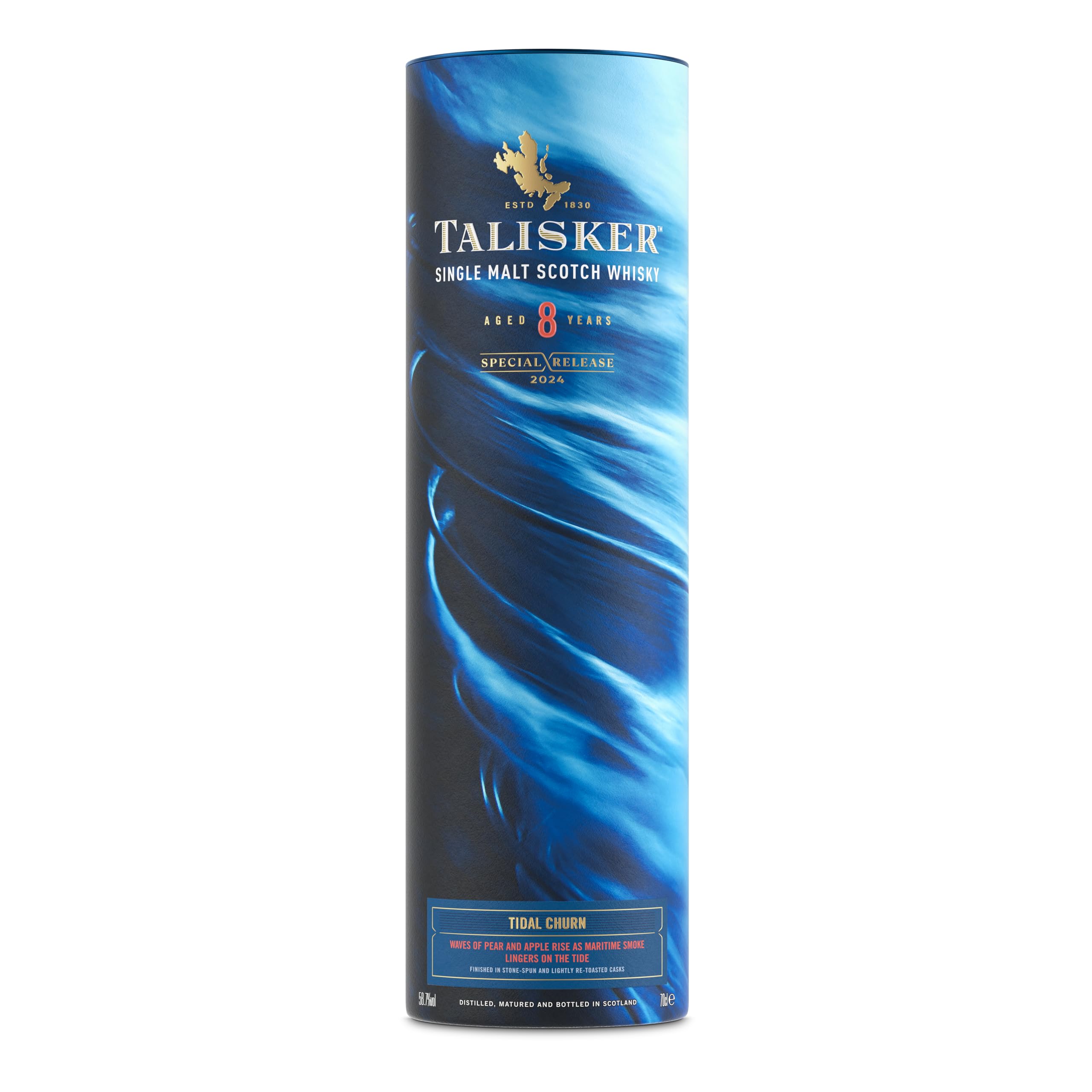 Talisker Tidal Churn, Special Release 2024, Single Malt Scotch Whisky, Talisker 8 Jahre, 58,7 Prozent vol, 700 ml