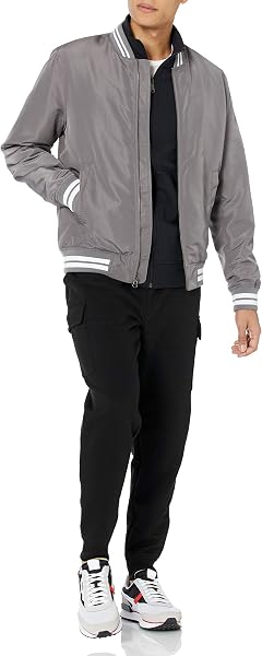 Amazon Essentials Sweat-Shirt à Col Montant, à Fermeture Éclair Intégrale, en Tissu Éponge French Terry Léger Homme - 4
