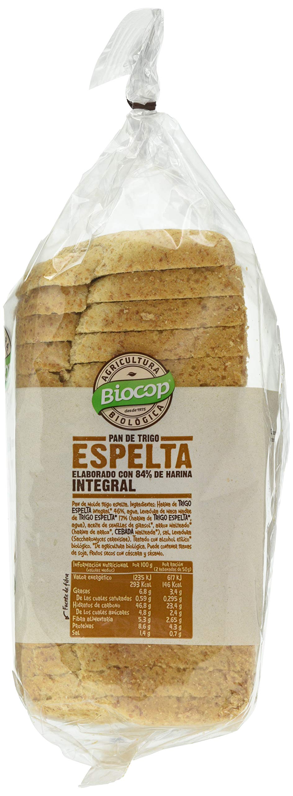 Biocop Pan Molde Espelta Integral 400 G