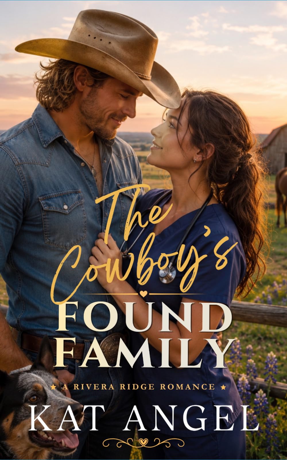 The Cowboy's Found Family: A Grumpy-Sunshine Fresh Start Sweet Romance (The Rivera Ridge Rescue Series)