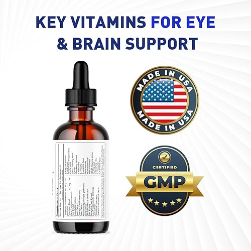 Miniatura 3 de Visium Max Drops - Visium Max Drops Suplemento de apoyo para la visión y la salud ocular, fórmula líquida avanzada de alta calidad natural para