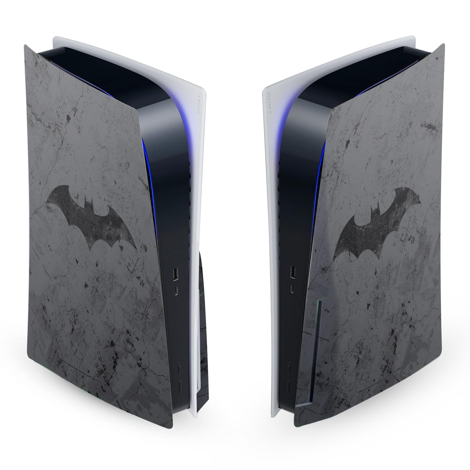 Head Case Designs sous Licence Officielle Batman DC Comics Hush Logos Et Bandes Dessinées Vinyle Plaque Frontale Autocollant De Jeu Peau Compatible avec Sony PlayStation 5 PS5 Disc Edition Console