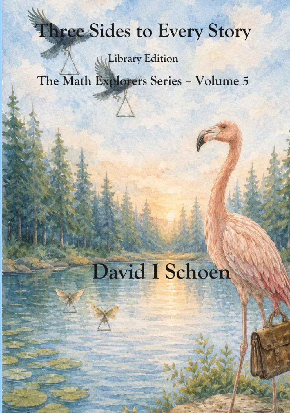 Three Sides to Every Story : Library Edition: The Math Explorers Series - Volume 5 - Triangles and Friends (and a little night music) (The Math ... - Full Color Hardcovers and Paperbacks)