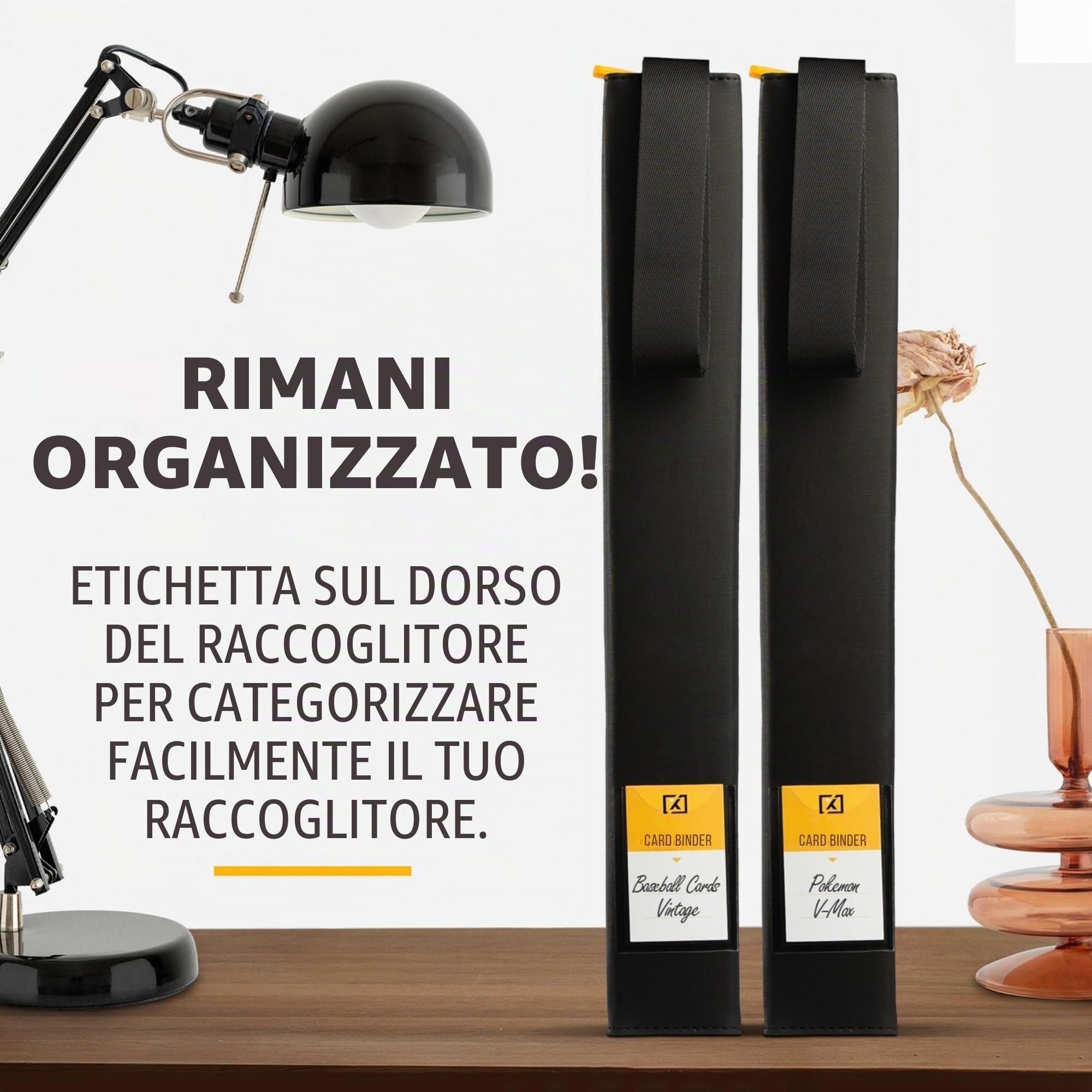 X PRO Raccoglitore Toploader | Contiene oltre 200 custodie rigide Toploader | Album per carte collezionabili a 9 tasche | Raccoglitore a lungo termine | Maniche laterali