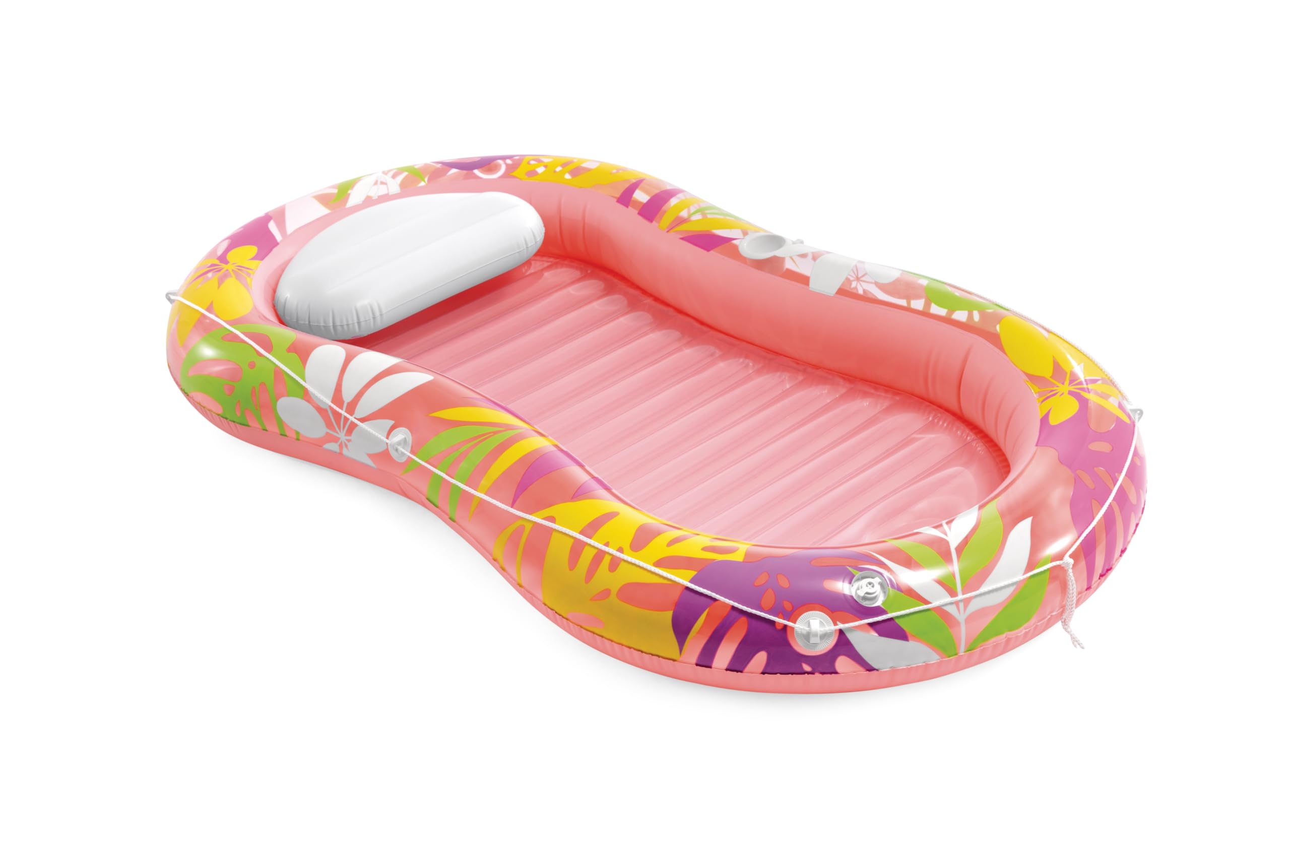 Intex Tropical Oasis 57803EU Liegestühle (aufgeblasen, 196 x 112 x 23 cm, unaufgepumpt 206 x 122 cm)