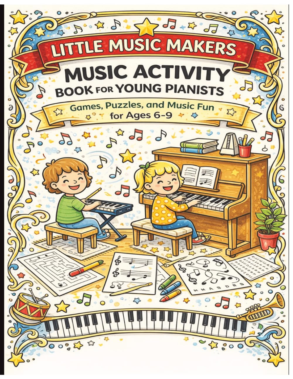 Little Music Makers: Music Activity Book For Young Pianists