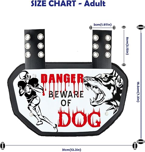 Miniatura 3 de Runxrocy Protector de espalda de fútbol - Almohadilla de espalda baja para jugadores adultos y jóvenes
