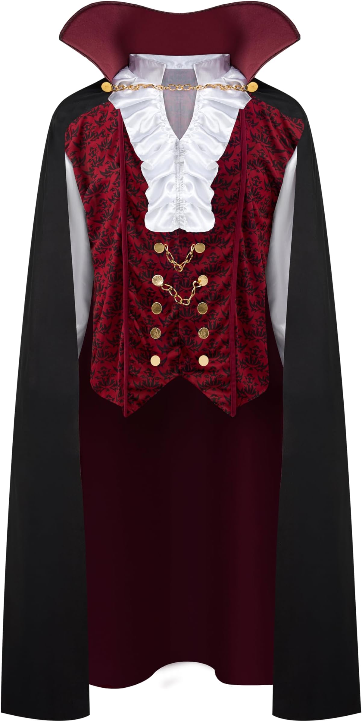Spooktacular Creations Renaissance Medieval Scary Vampire Deluxe Halloween Costume for Men Role-Playing Sins Cosplay