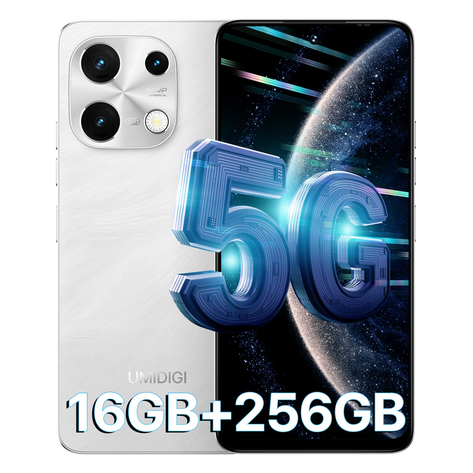 Amazon | UMIDIGI G100 5Gスマートフォン（ホワイト） | UMIDIGI