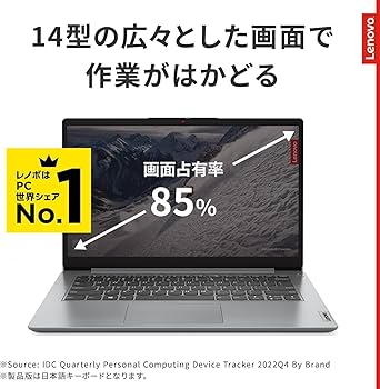 Amazon.co.jp: Lenovo IdeaPad Slim 170 ノートパソコン (14.0