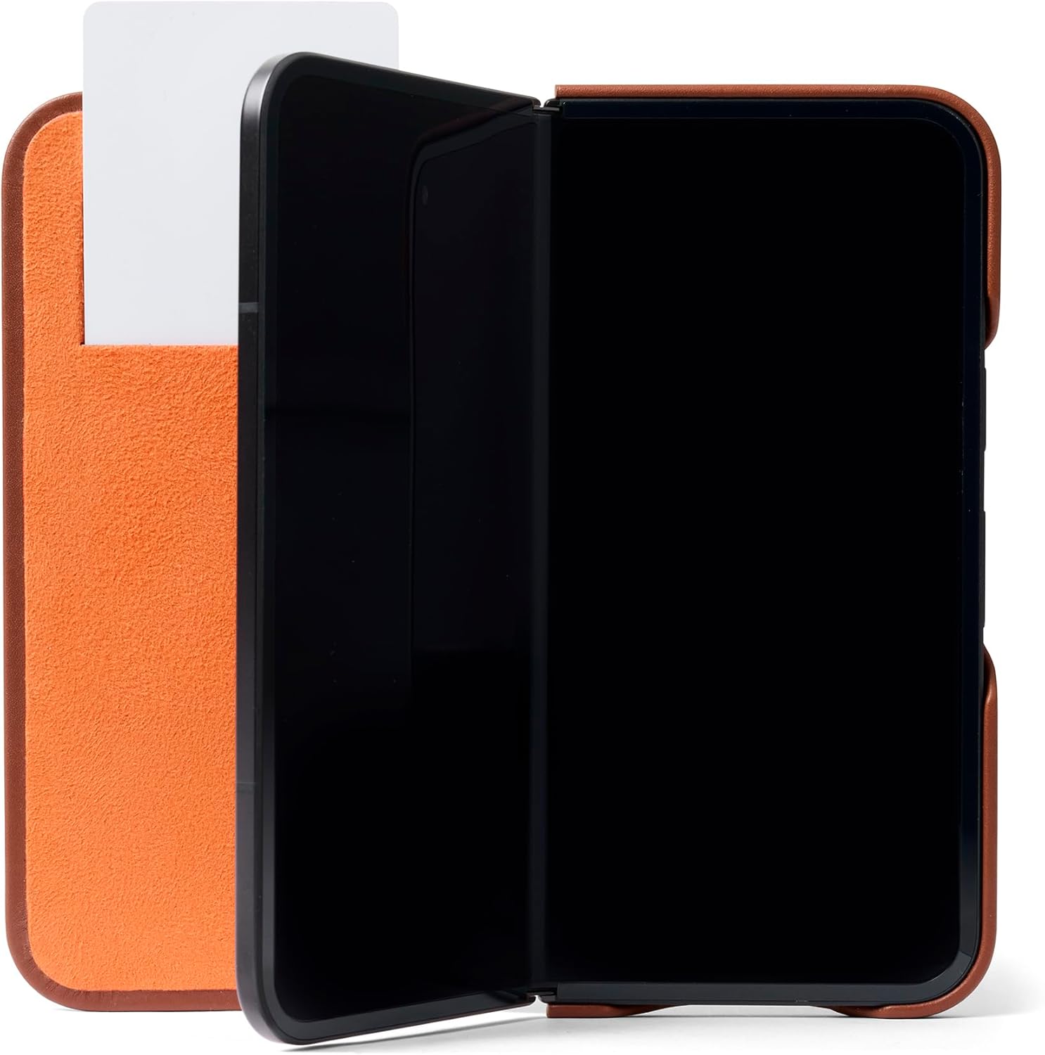 Bellroy Leather Pixel Folio for Pixel 10 Pro Fold – (Leather Google Phone Case) - Sienna