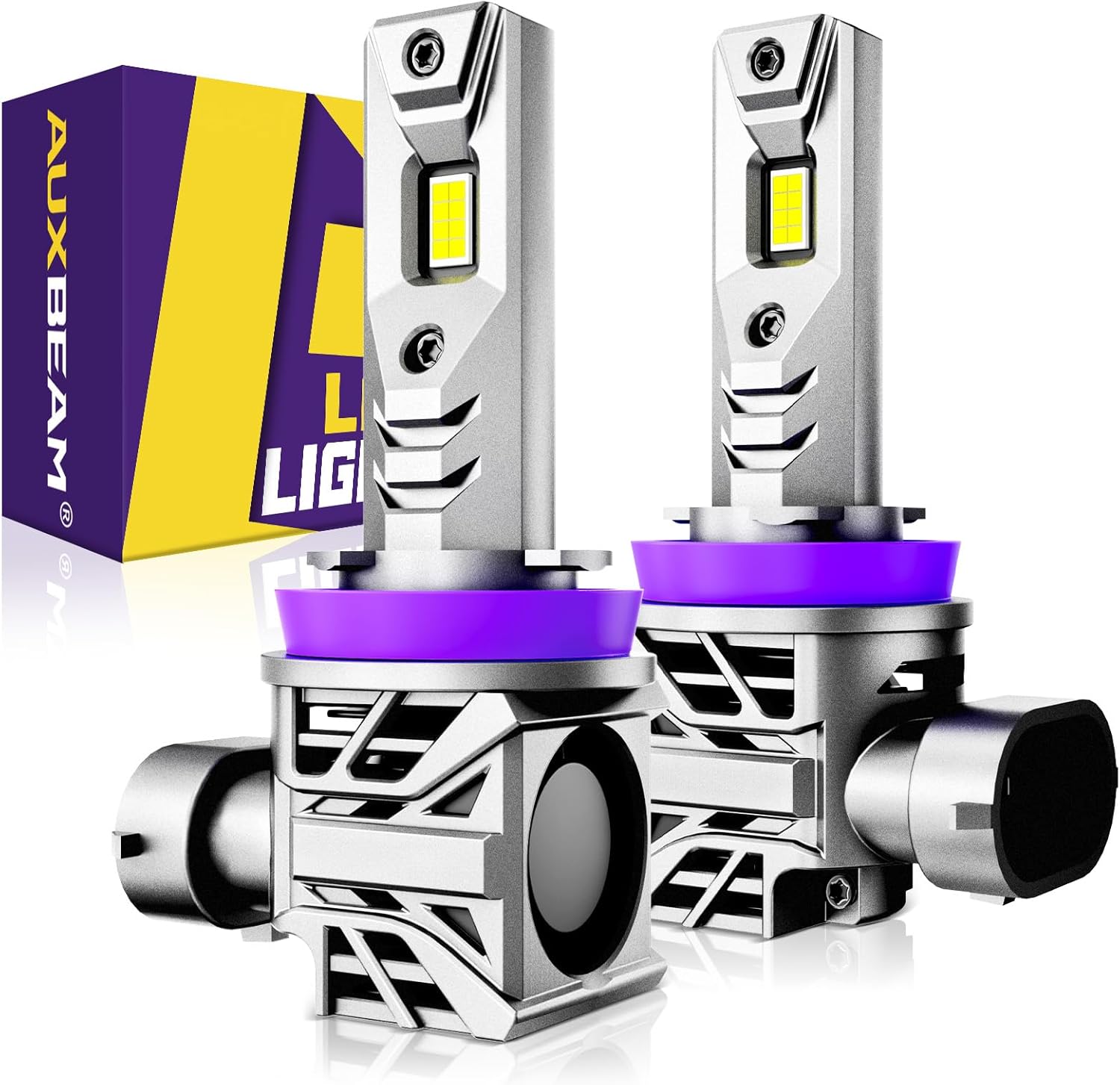 Auxbeam 2026 9005 Fog Lights, 22000LM 600% Brighter 9005 Powersport Light for Off-Road Use or Fog Light