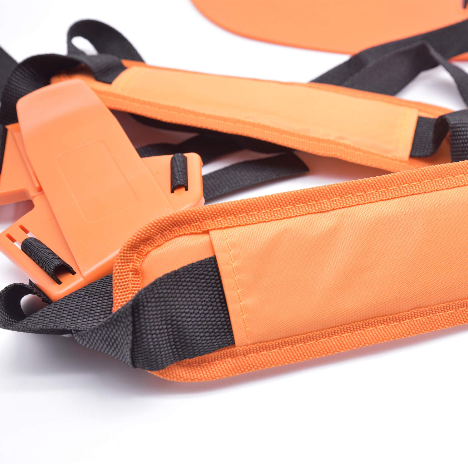 4119 710 9001 - Correa de hombro para desbrozadora STIHL FS, correa de arnés, doble hombro con cinturón de nailon ajustable
