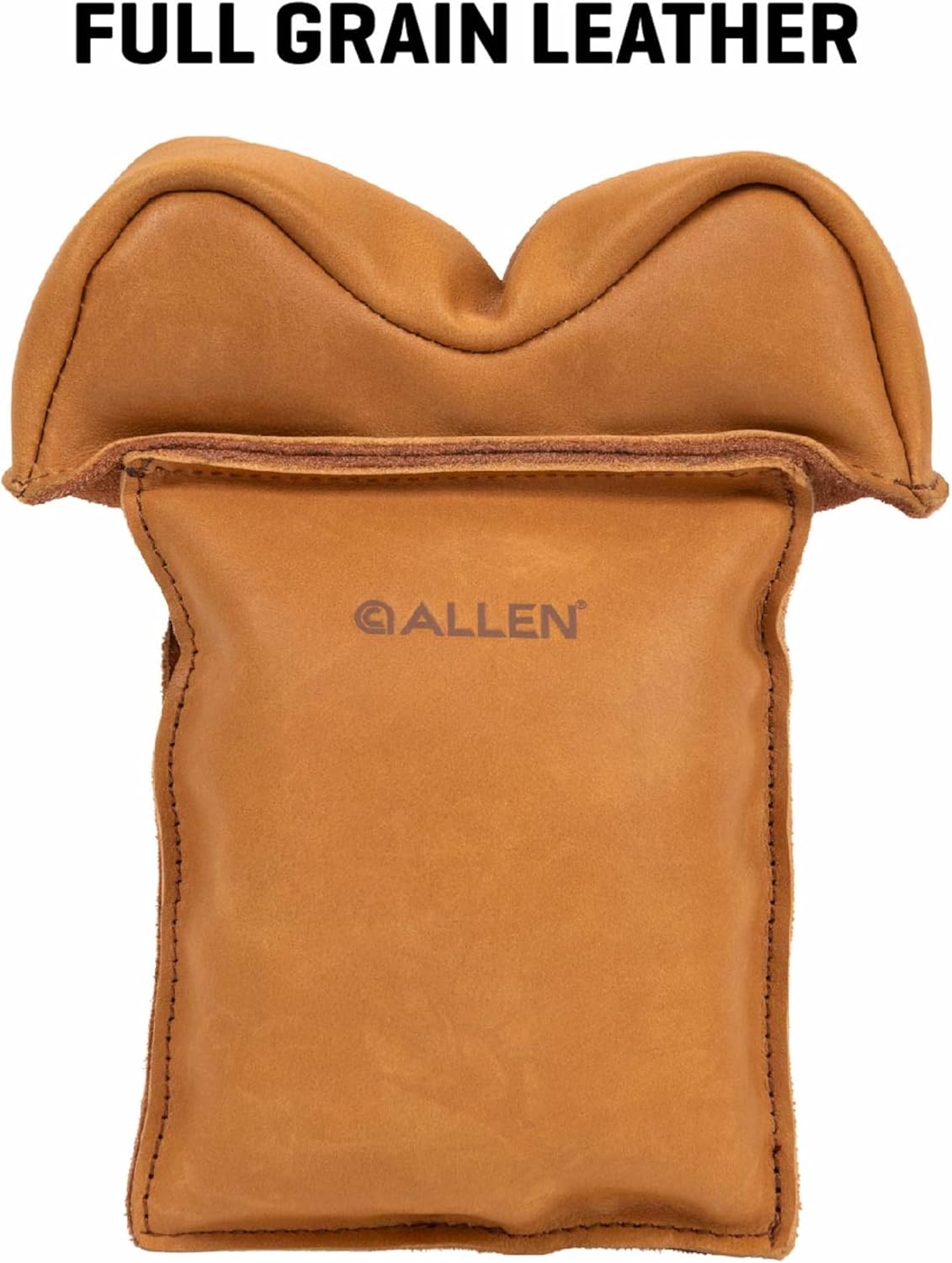 Allen Company Boulder Leather Window Mount Filled Shooting Rest, Light Brown