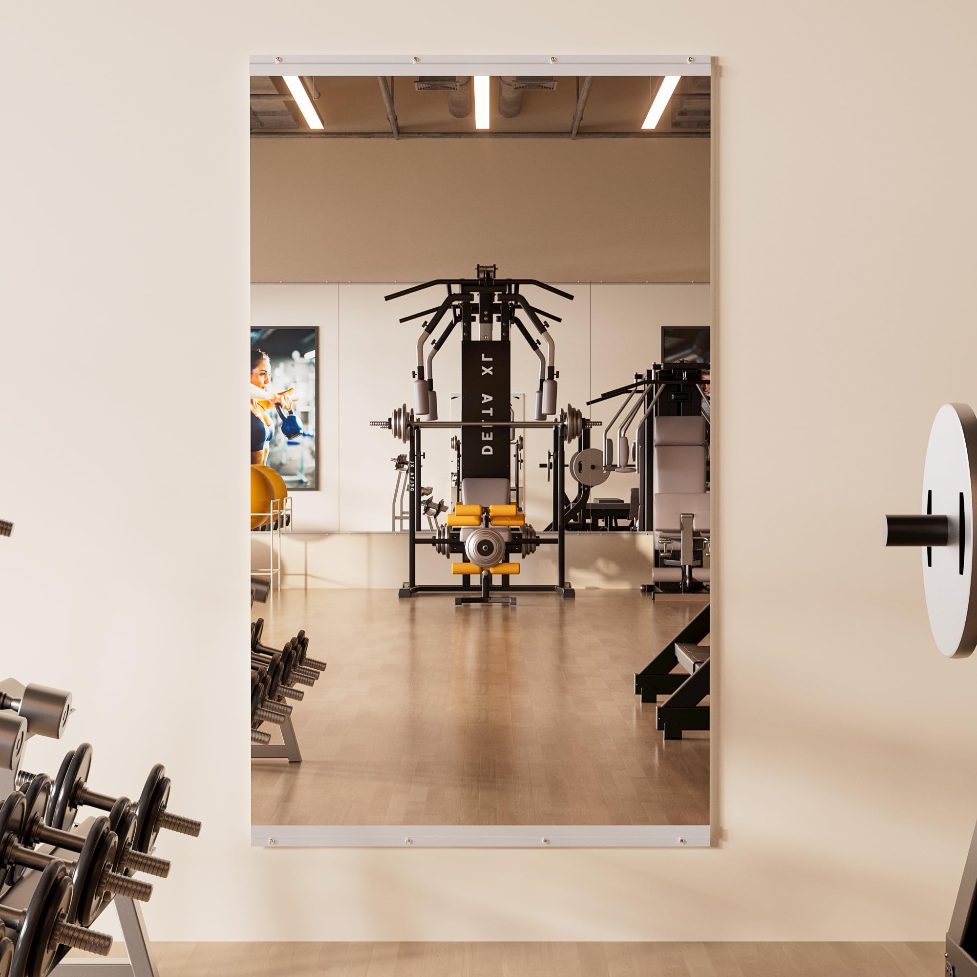 Keonjinn Gym Mirrors for Home Gym 150x90cm -1 Pcs Large Mirror Full Length