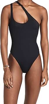 L*Space Women's Phoebe One Piece Classic, Black, 4 at Amazon