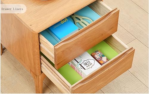 Miniatura 4 de Revestimiento para estantes, revestimientos de cajones para cocina, no adhesivo, resistente al agua, agarre fuerte, fácil de limpiar y recortar,