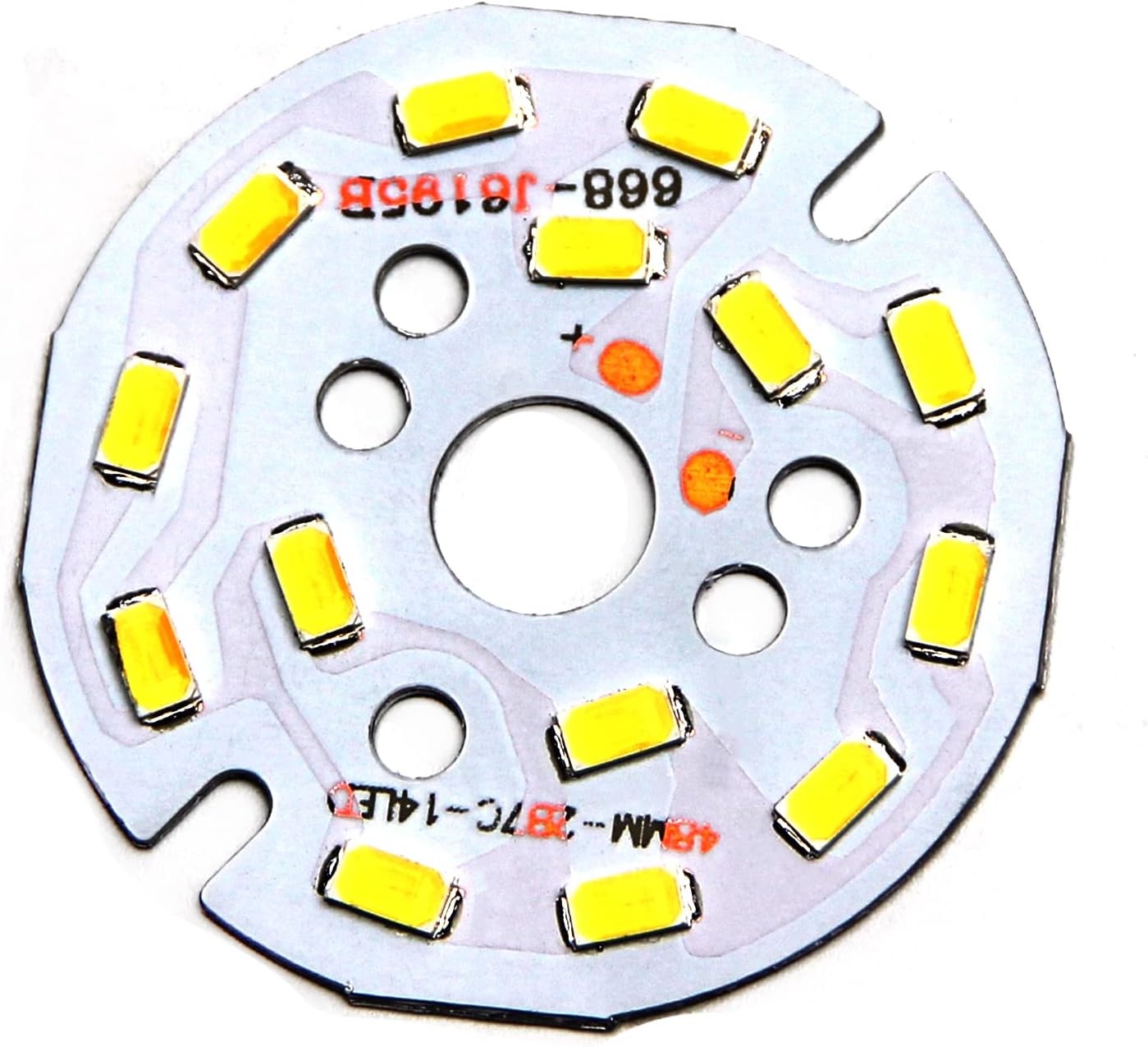 Othmro 1Pcs 48mm Dia LED Chip Bulb Super Bright High Power, 21-24V 3000K 5730 Aluminum LED Bulb Surface Mounted Devices Light Beads,Floodlight for Camper Light Bulb, Home Reading, Light Marine Lamps