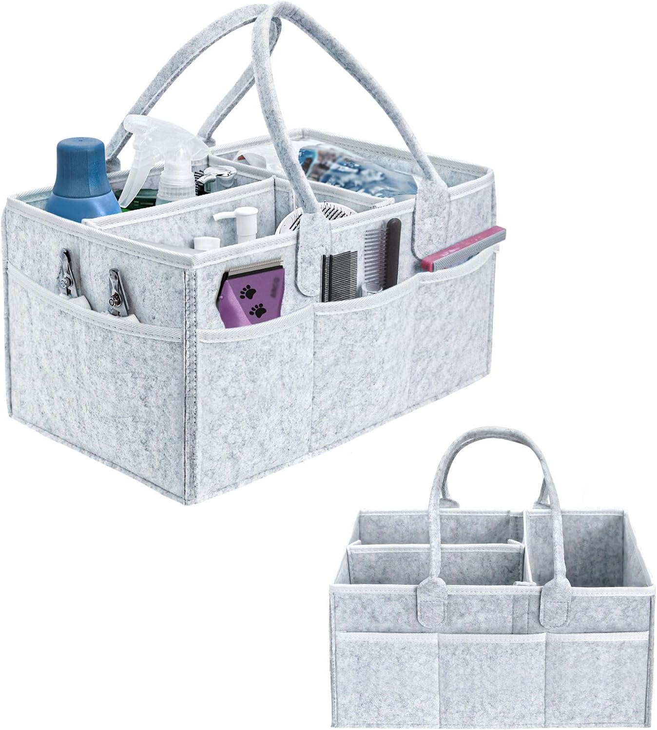 Pet Grooming Tote Bag, Dog Storage Organizer for Grooming...