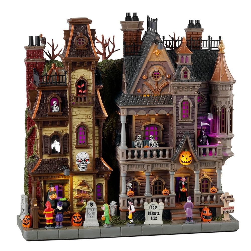 Lemax Multicolor Haunted Estates, Battery Operated (4.5V) #35016