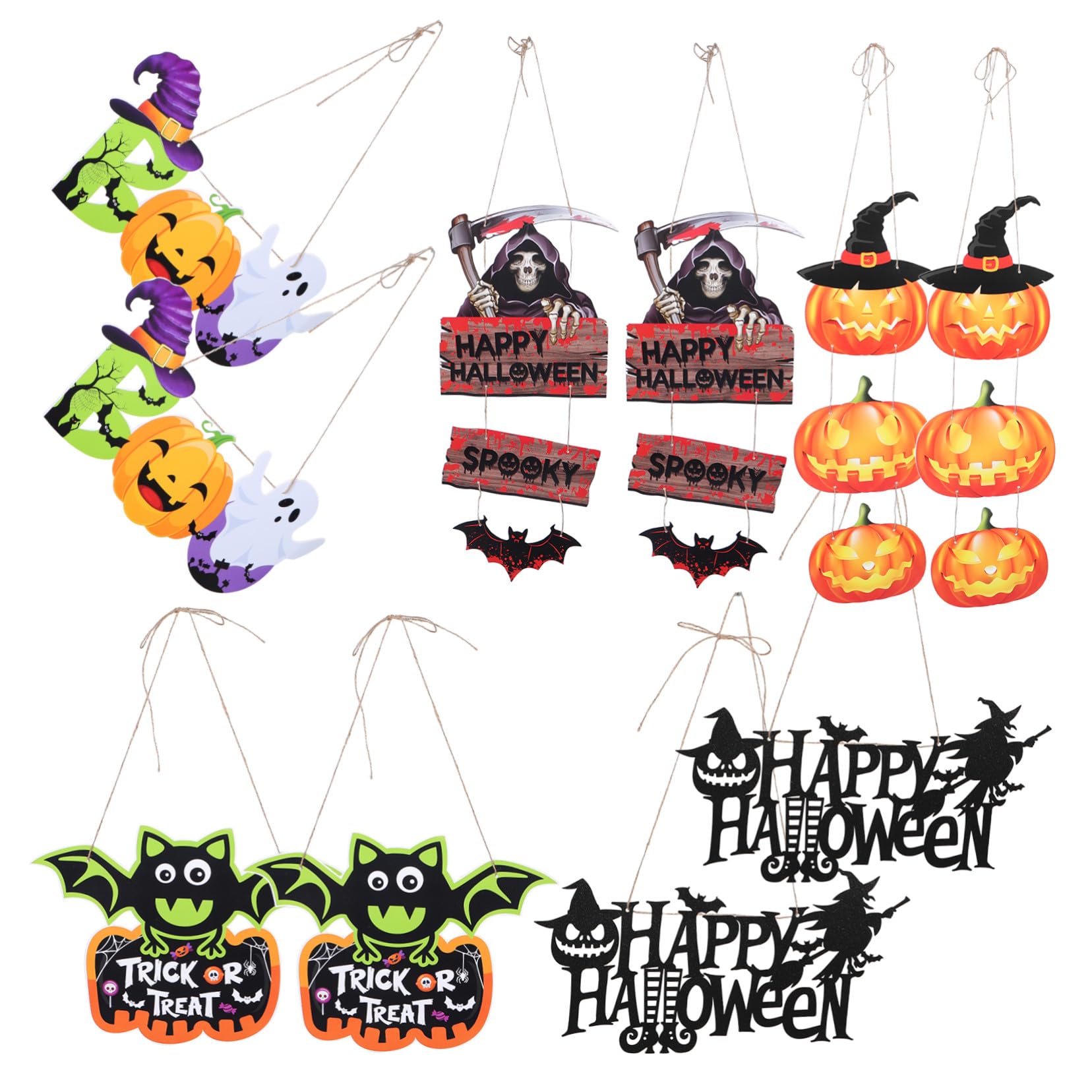 Suspensions Halloween citrouille fantôme pour métamorphoser une déco triste