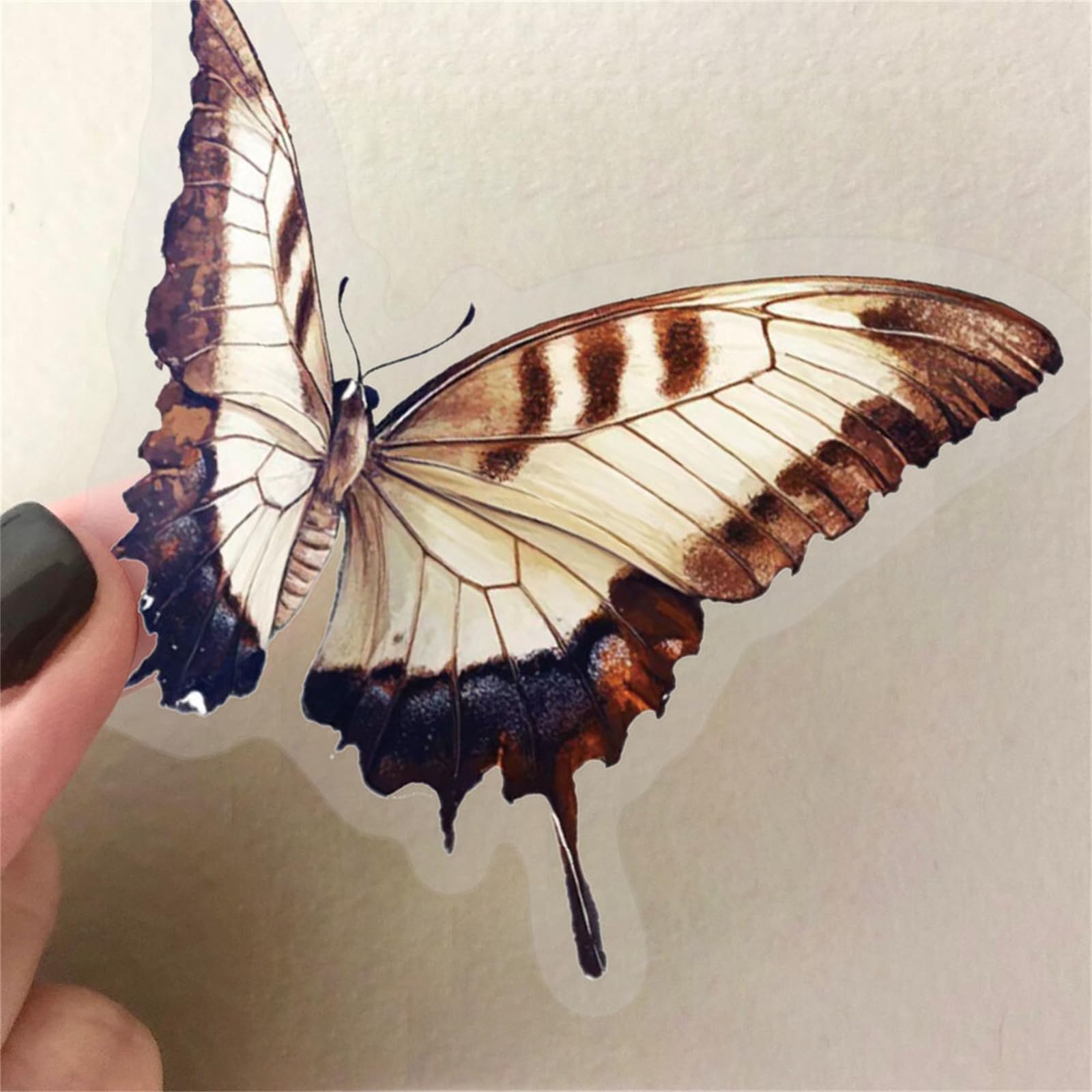 100PCS Victorian Transparent Stickers Pack,Aesthetic Retro Victorian Women Decor for Laptop Gifts for Kids Teens Adults Waterproof Vinyl PET Vintage Stickers for Scrapbook Phone Bike Party Favors: 100PCS Cute Transparent Butterfly Stickers Pack,Aesthetic Colorful Butterfly Decor for Laptop Gifts for Teens Adults Waterproof PET Lifelike Stickers for Scrapbook Notebook Phone Bike Party Favors