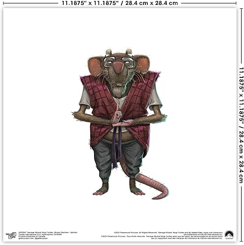 Miniatura 6 de Trends International Gallery Pops Nickelodeon Teenage Mutant Ninja Turtles Mutant Mayhem - Póster de pared con astillas, 12 x 12 pulgadas, versión