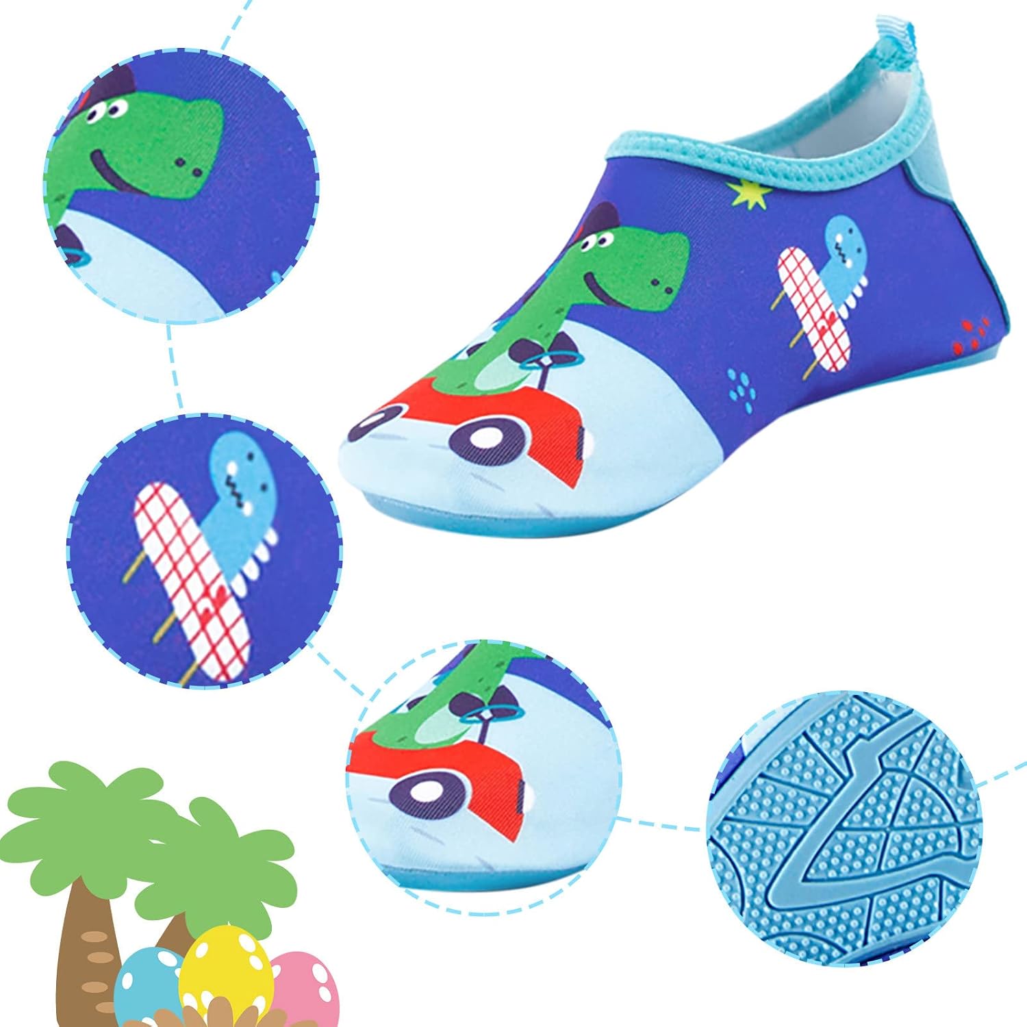 Toddler Girls Light up Sneakers Shoes Swimming Dry Quick Shoes Beach Animal Kids Baby Boy Sneakers Size 7