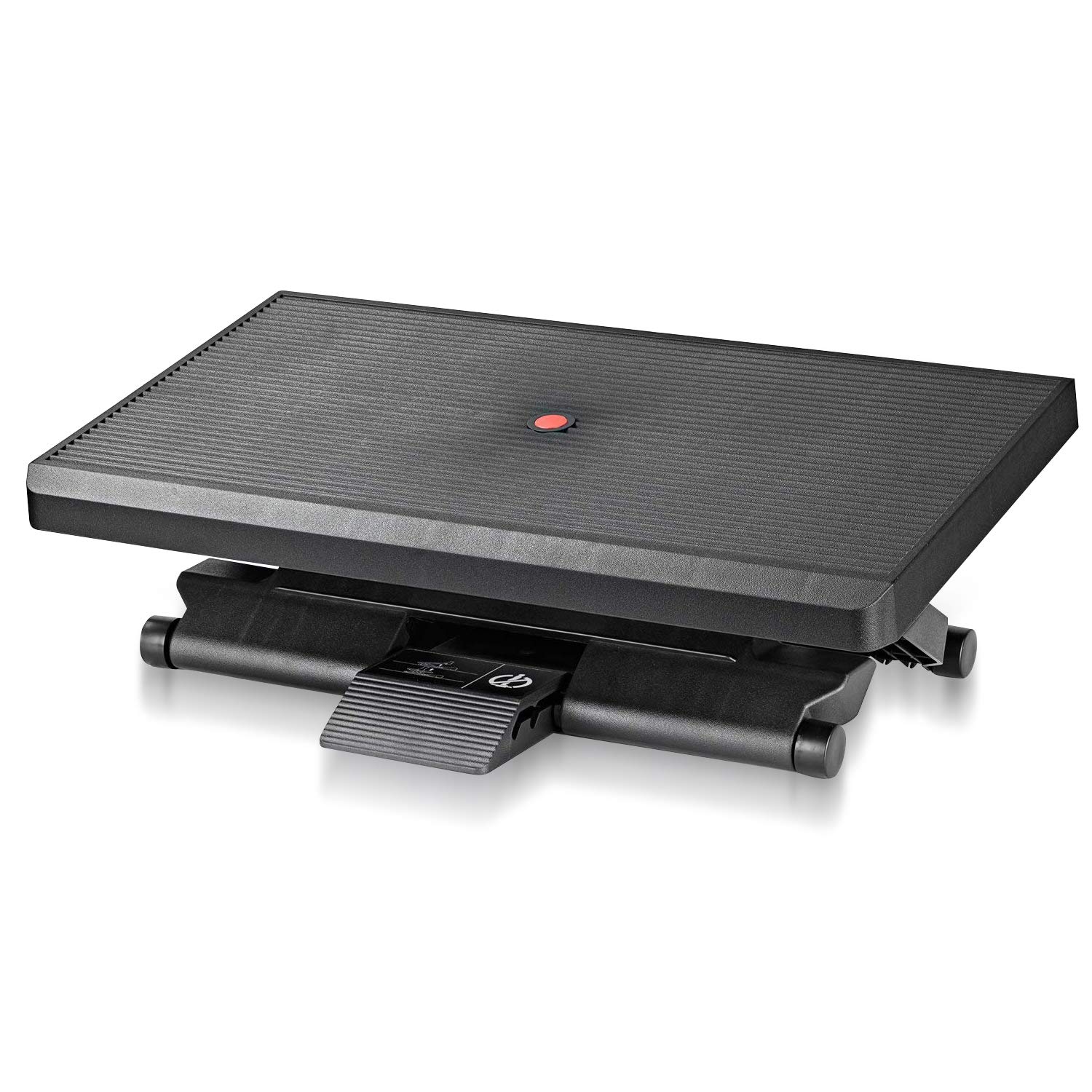 Halter Ergonomic Foot Rest, with Adjustable Angle in 3 Different Height Positions, Black