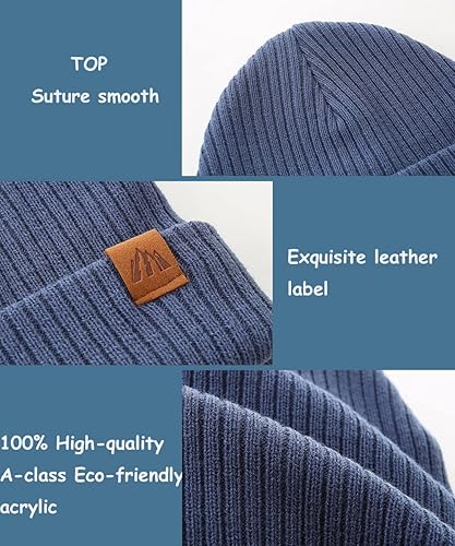 Miniatura 5 de Moon Kitty 2 gorros de invierno para bebés y niños pequeños, suaves y cálidos