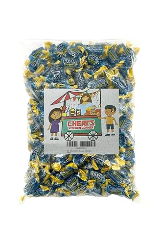Jolly Ranchers - Caramelo duro de frambuesa azul envuelto individualmente de 3 libras para celebrar el 4 de julio, cumpleaños, Halloween, fiestas