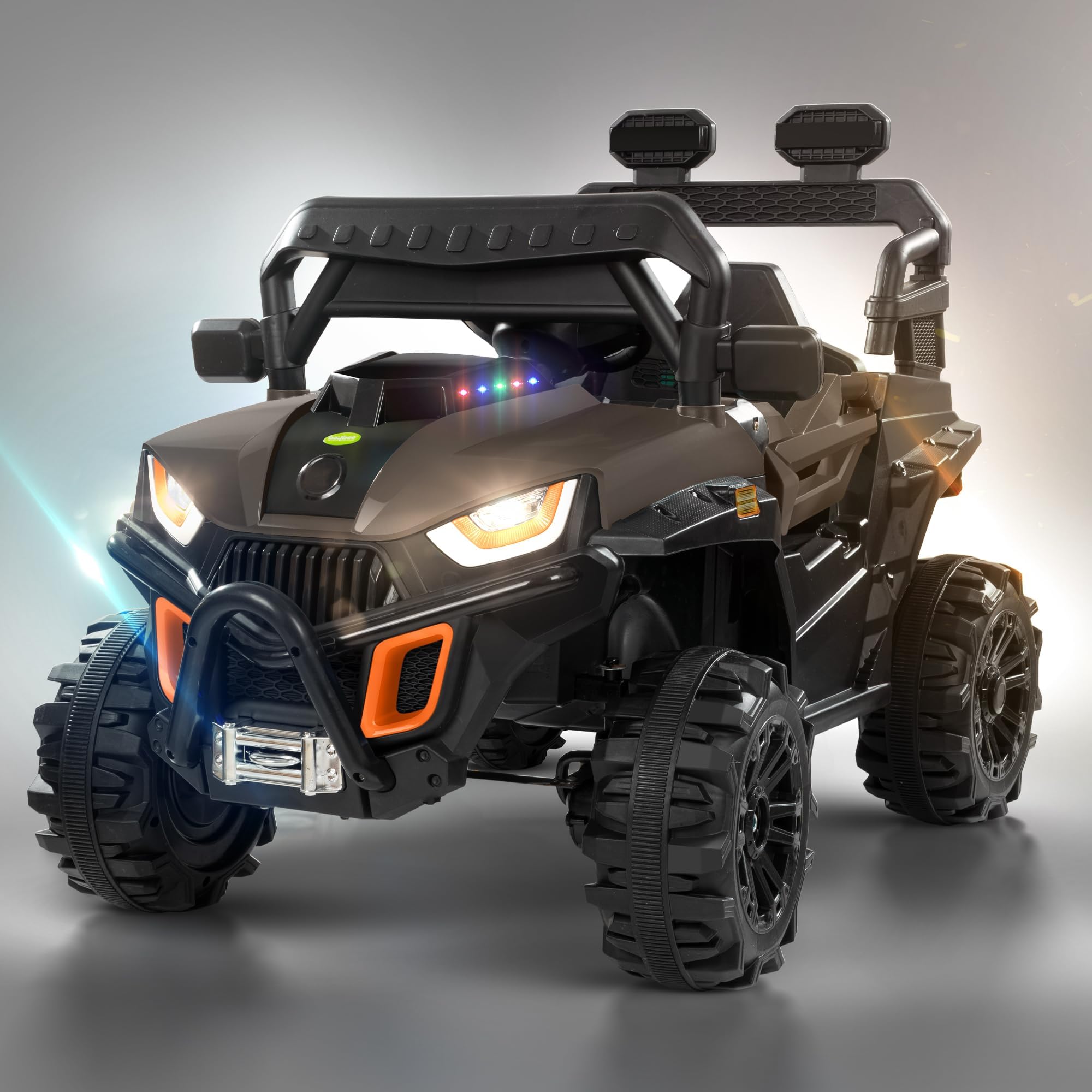 Baybee Roger Battery Operated Jeep for Kids, Baby Car with Music & Light | Ride on Toy Kids Jeep Rechargeable Battery Car | Electric Jeep Car for Kids to Drive 3 to 8 Years Boy Girl (Grey) (B0CX5M1H3T) Amazon Price History, Amazon Price Tracker