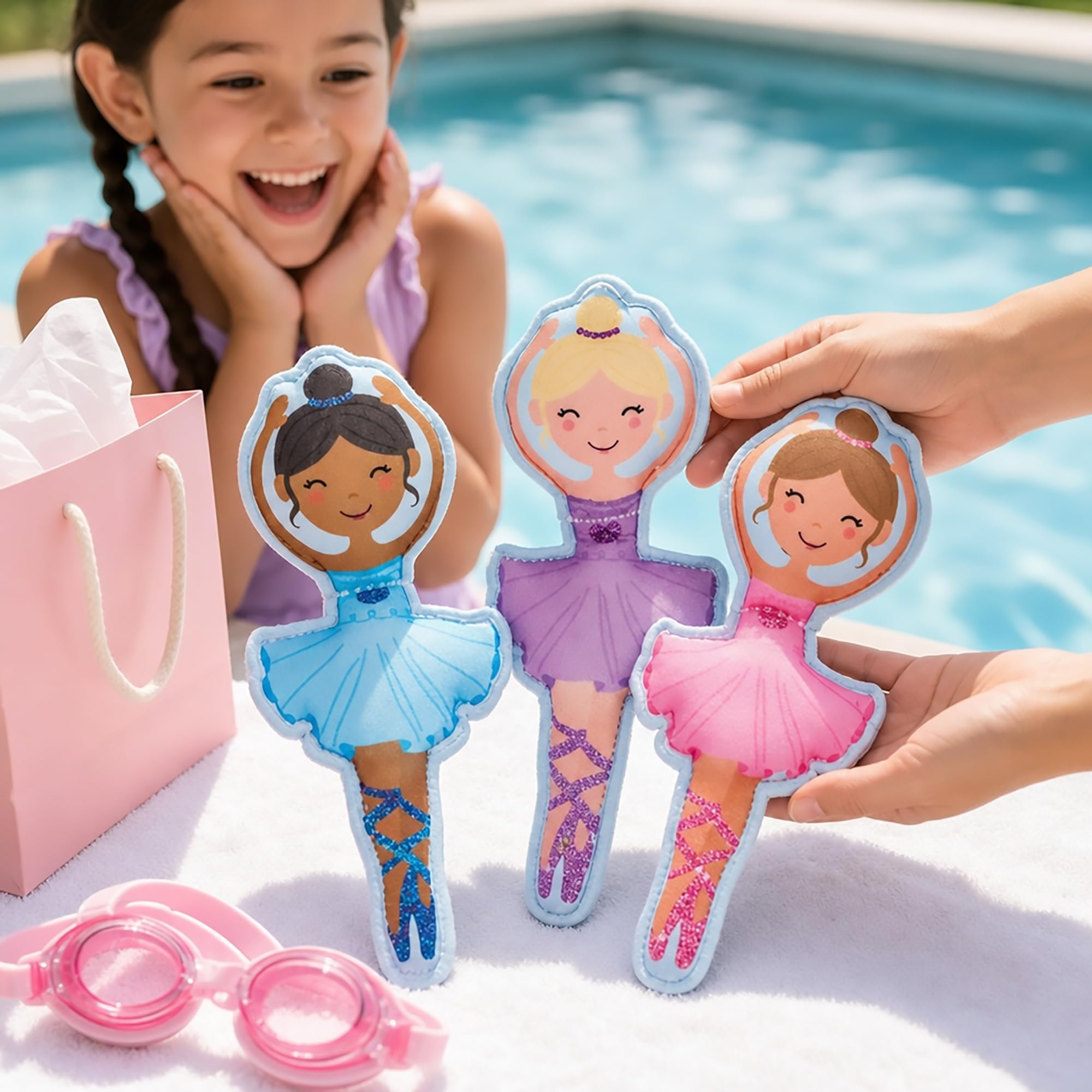 Mud Pie Ensemble de jouets de plongée ballerine pour enfants
