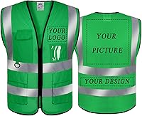 Vista 48 de BeautyWill Chaleco de seguridad personalizado con logotipo Clase 2 Chaleco reflectante de alta visibilidad Chaleco de trabajo protector