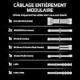 CORSAIR RM1000e (2025) Fully Modular ATX Power Supply with Low Noise and 12V-2x6 Cable - ATX 3.1 & PCIe 5.1, Cybenetics Gold Efficiency, 105°C Capacitors, Modern Standby Mode – White - 6