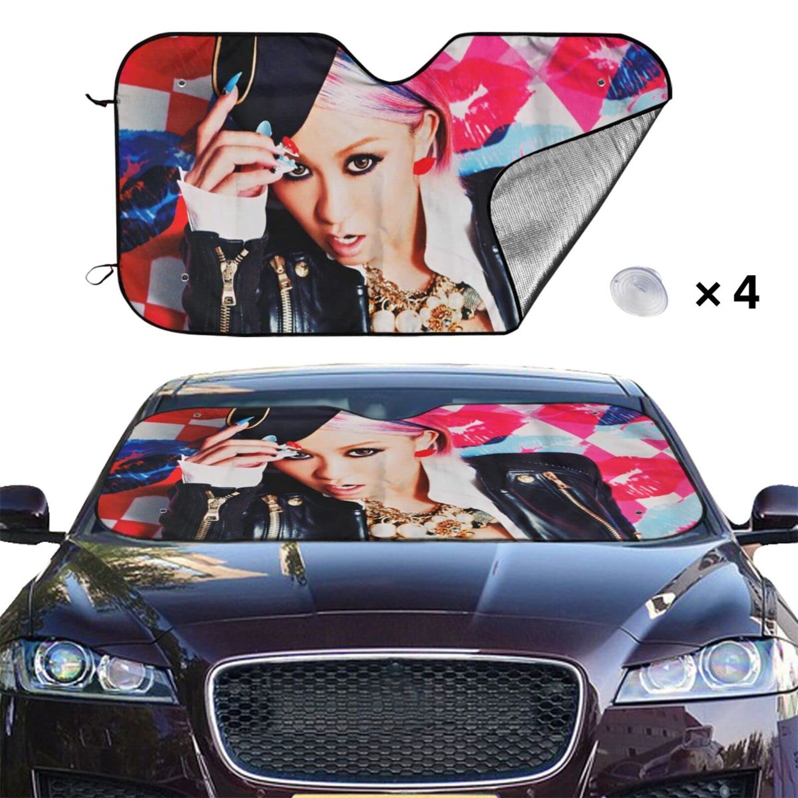 Amazon | 倖田來未 Koda Kumi (3) 車用サンシェード 簡単収納