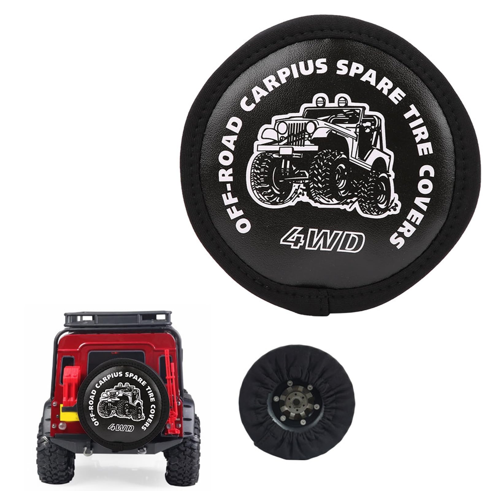 VGEBY Pneu RC, 4 Pcs Jouet Voiture Tension de Pneu Pneu de Télécommande Jouet Voiture Plastic Pneu Fit Wltoys K979 K989 Accessoires de voitures miniatures