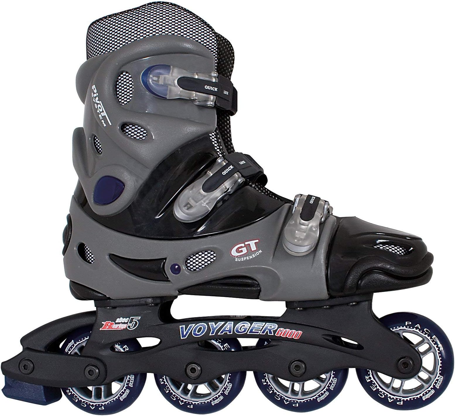 Pacer Voyager Inline Skates - Size Kids J13