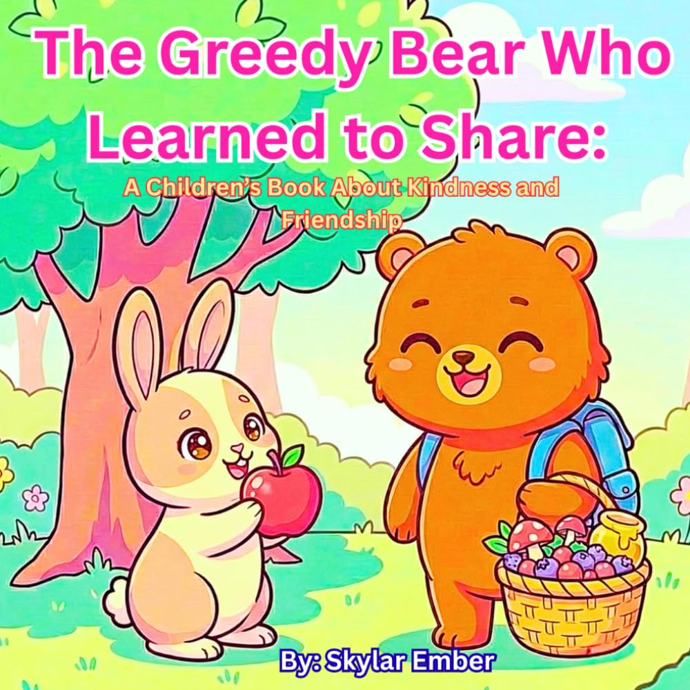 The Greedy Bear Who Learned to Share: A Children’s Book About Kindness and Friendship