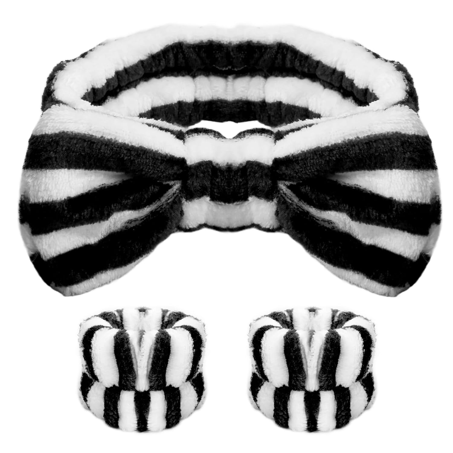 WSYUB Makeup Headband Set, Spa & Wristband, Face...