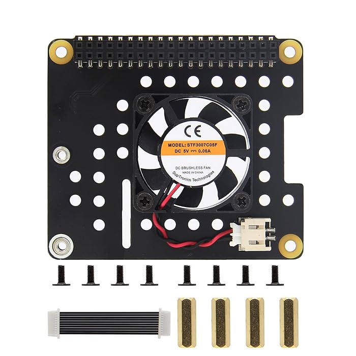 Buy Geekworm X630A2 Auido Hat & Cooling Fan Expansion Board for X630